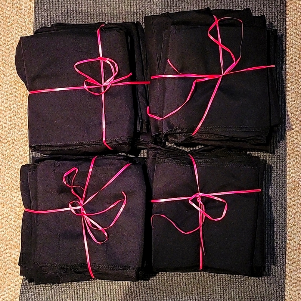 Black chair covers